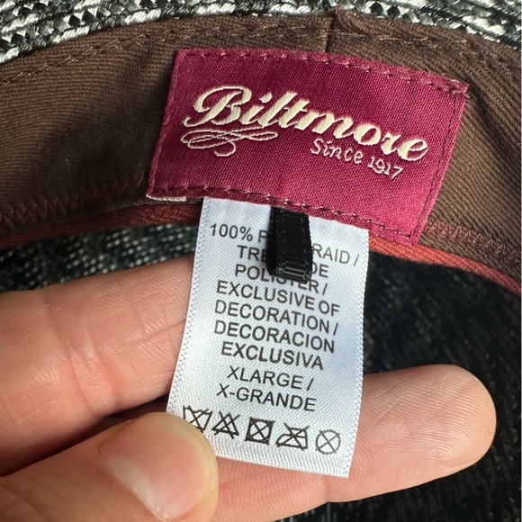 Biltmore X-Large Classic Woven Fedora Hat - Picture 10 of 10